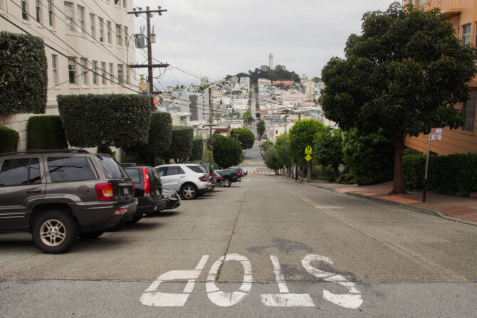 San Francisco, z kopca do kopca