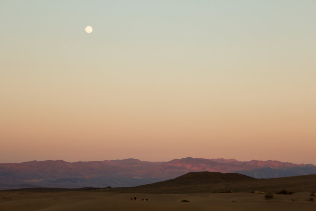 Západ slnka v Death Valley