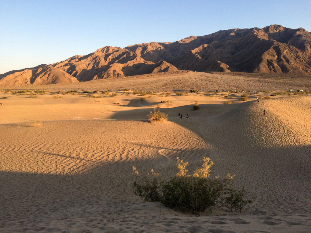 Pieskové duny Mesquite Flat sand dunes