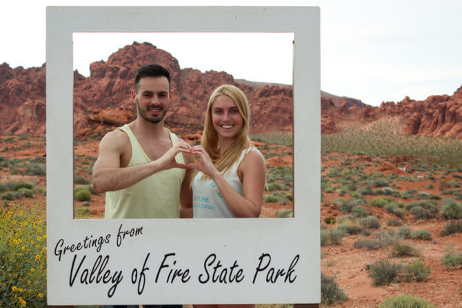 Pozdrav z Valley of Fire