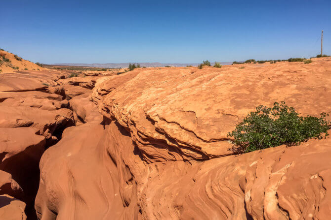 Takto vyzerá Lower Antelope Canyon zhora