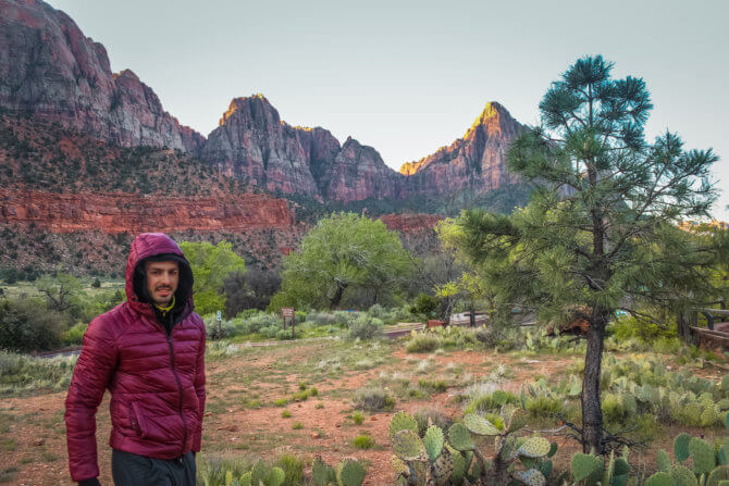Východ slnka na hore Watchman