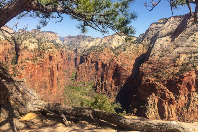 Výhľad z Angels Landing