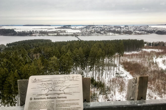 Výhľad na jazero Möhnesee