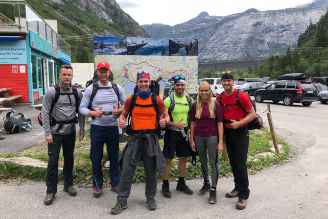 výlet na Trolltungu