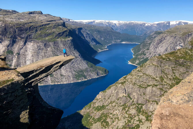výlet na Trolltungu