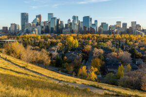 Crescent Heights výhľad na Calgary