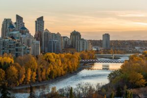Crescent Heights výhľad na Calgary