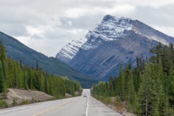 icefields parkway najkrajšia cesta na svete
